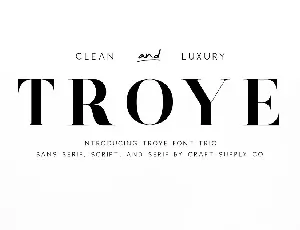 Troye font