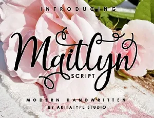 Maitlyn Script font