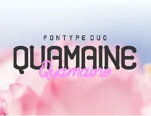 Quamaine Demo font