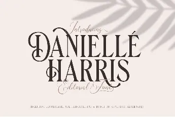 Danielle Harris font