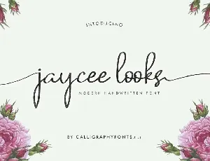 Jaycee Looks Demo font