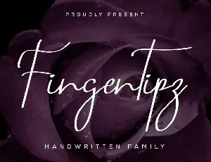 Fingertipz Demo font