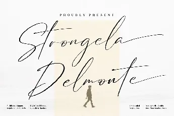 Strongela Delmonte font