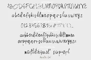 Anjellin Demo font