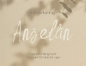 Anjellin Demo font