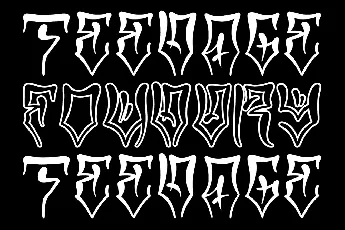 TF Teenage Riot DEMO font