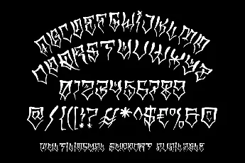 TF Teenage Riot DEMO font