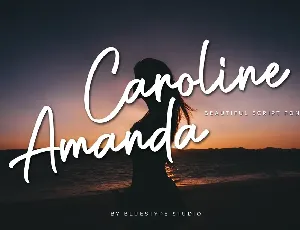 Caroline Amanda font