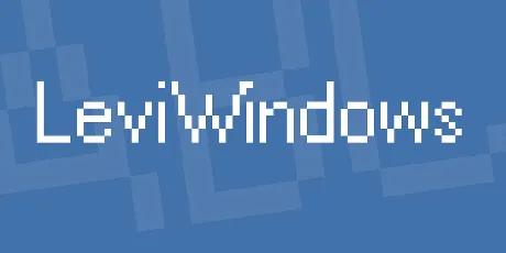 LeviWindows font