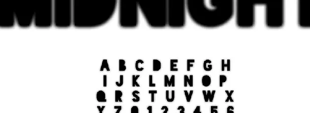 Blackout font