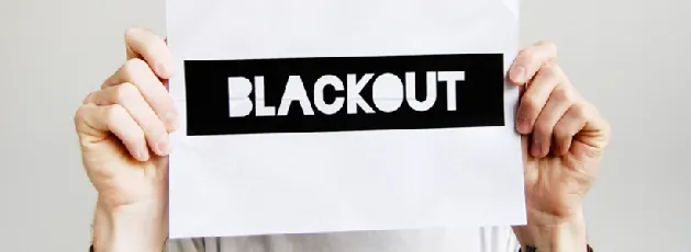 Blackout font