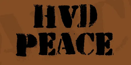 HVD Peace font