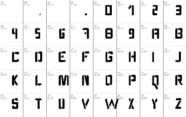 Mech Display font