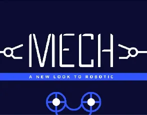 Mech Display font