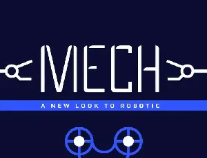 Mech Display font