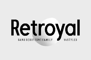 Retroyal Family font