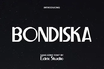 Bondiska font