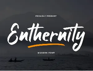 Enthernity font