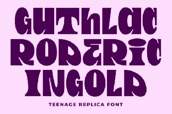 Teenage Replica font