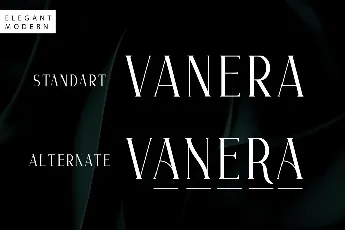 Vanera font