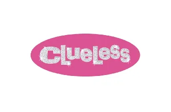 Clueless font