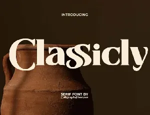 classicly font