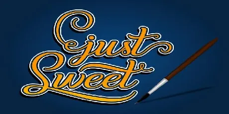 Just Sweet font