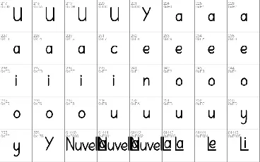 Nuvella Demo font