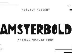 Amsterbold font