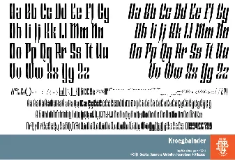 Kroegbainder font