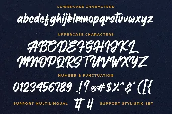 Hanglatter font