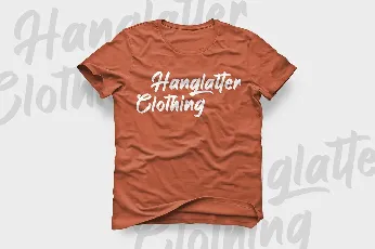 Hanglatter font