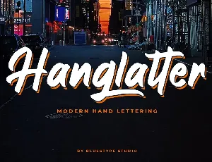 Hanglatter font