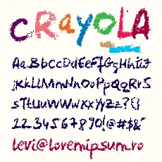 Crayola font