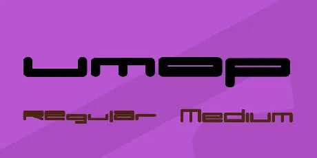 umop font