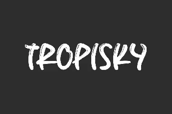 TropiskyDemo font