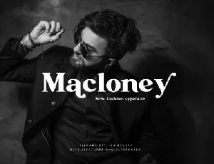 Macloney font