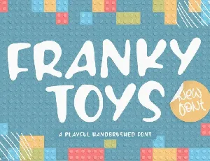 FRANKY TOYS Playful Handbrushed font