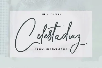 Celesta diaz Script font