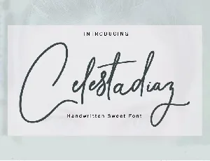 Celesta diaz Script font