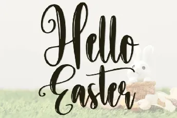 Hello Easter Script font