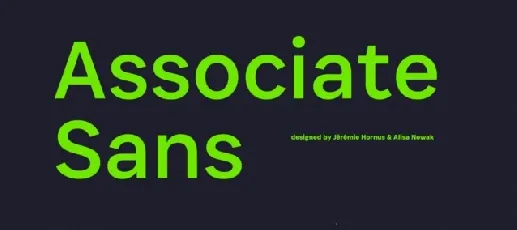 Associate Sans Family font