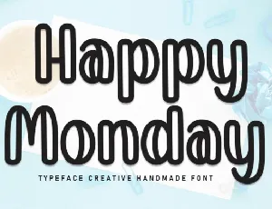 Happy Monday Display Typeface font