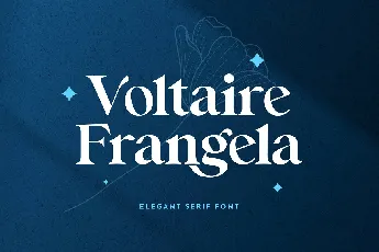 Voltaire Frangela font