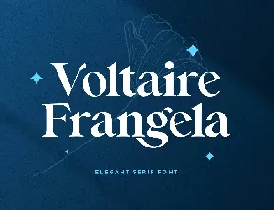 Voltaire Frangela font