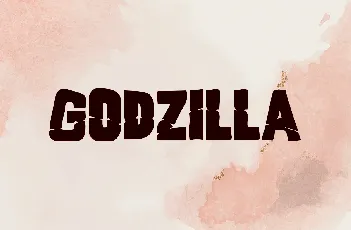 GODZILLA FONT