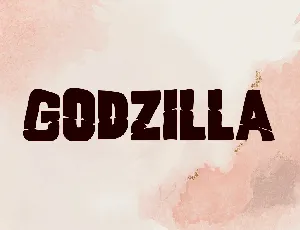 GODZILLA FONT