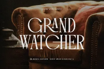 Grand Watcher font