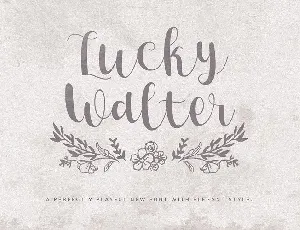 Lucky Walter Handwritten font