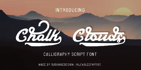 Chalk Clouds font